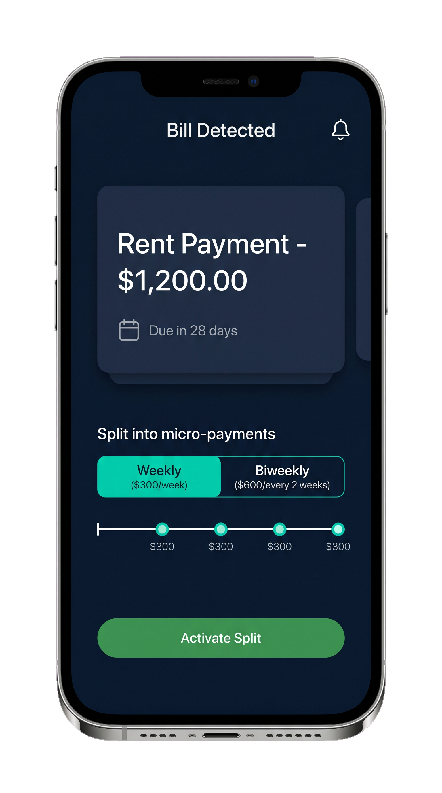 Bills Detected Automatically